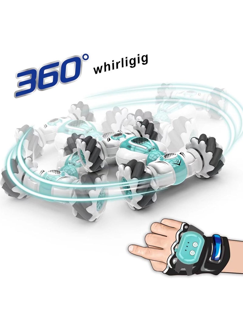 Remote Control Car Toy; 360° Rotation Transform Gesture Induction Stunt Car; Rechargeable Reusable Hand Controlled 4WD Off-Road Drift Car With 220mA Battery For Kids Boys Girls - Image 4