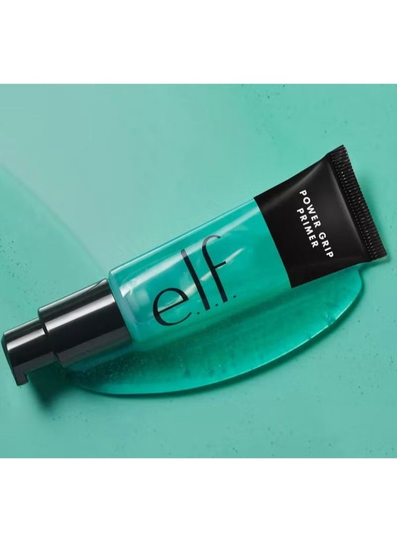 Elf Halo Glow Liquid Filter, Complexion Booster For A Glowing, Soft-Focus Look, Infused With Hyaluronic Acid, Vegan 1 Fair + Power Grip Primer Clear 24 ml - Image 4