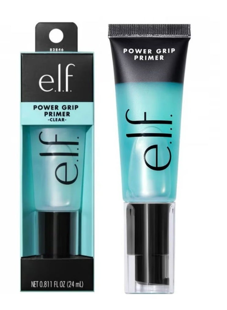 Elf Halo Glow Liquid Filter, Complexion Booster For A Glowing, Soft-Focus Look, Infused With Hyaluronic Acid, Vegan 1 Fair + Power Grip Primer Clear 24 ml - Image 2