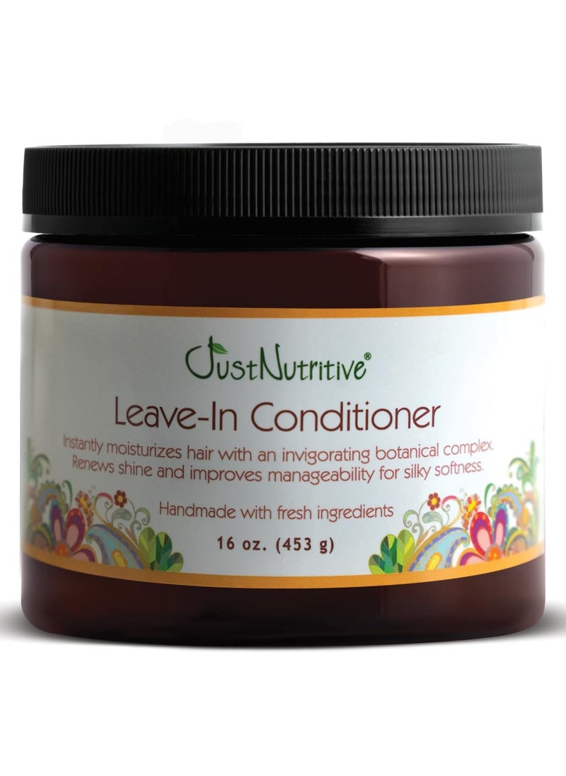 Just Nutritive Just Nutritive Leave in Conditioner/Multitasking Leave In for All Hair Types/Pure ingredients fight frizz, split ends and creates radiant healthy shine  - Image 1
