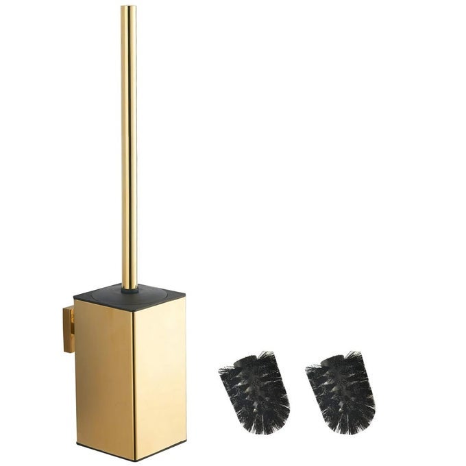 304 STAINLESS STEEL WALL MOUNTED GOLD TOILET BRUSH HOLDER GOLD