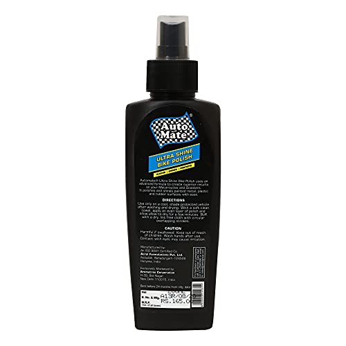 AUTO MATE AEROL Ultra Shine Bike Polish | Car Polish | Bike Polish Wax | Bike Shiner | Suitable for painted metal, plastic & rubber surfaces - Grade 6211 (200ml /196gm) - Image 4