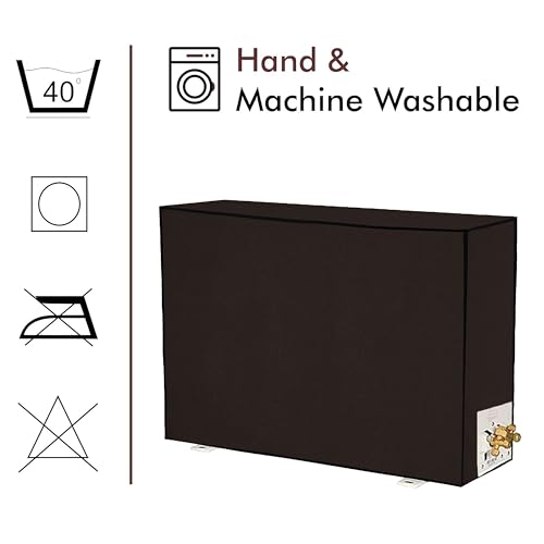 Yellow Weaves 100% Waterproof and Dust Proof Split AC Cover for 1.5 Ton (Brown) - Image 5