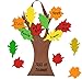 4E's Novelty 4Es Novelty Thankful Tree Craft Kit 12Pack Foam SelfAdhesive 11 Tree of Thanks Thanksgiving Tree Craft Ideal for Fall Crafts for Kids 48 Perfect Gratitude Tree Kit with Leaves to Write On - Image 3