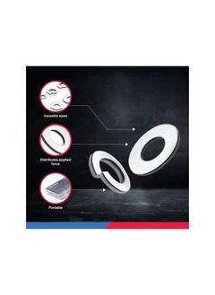 Neiko 50400A Stainless Steel Lock and Flat Washer Assortment | 350 Piece Set | 12 Different Sizes in Spring Lock and Flat Design | Prevent Loose Fasteners  - Image 4