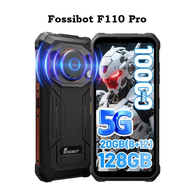 فوسيبوت هاتف ذكي fossibot F110-Pro - برتقالي - Image 1