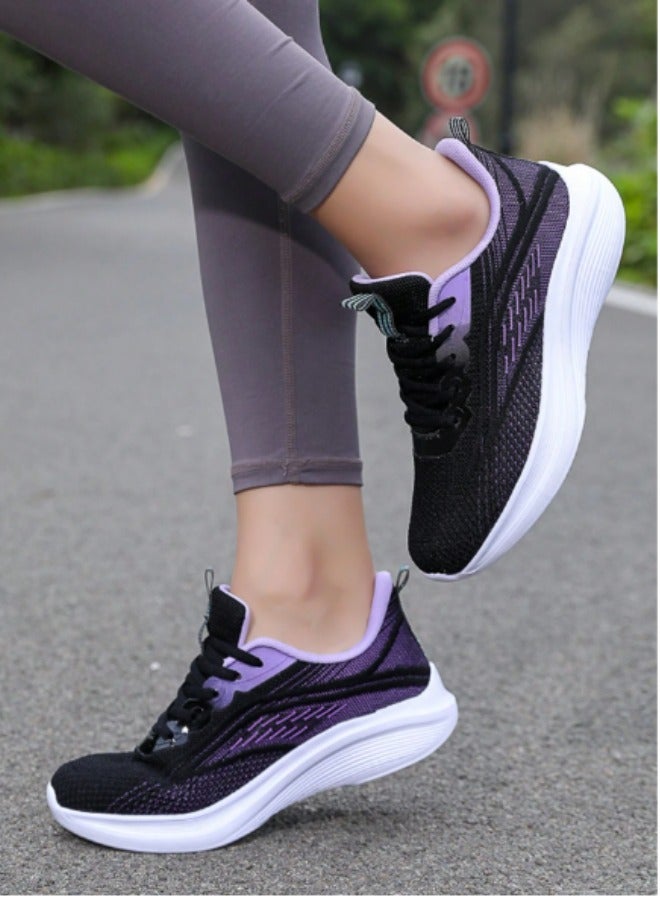 ROYCE RoaissUltra Lightweight Women's Running Shoes Shock Absorption Soft Sole Jogging Casual Girls Gradient Color Mesh Breathable Anti-Slip Tennis Sneakers - Image 4