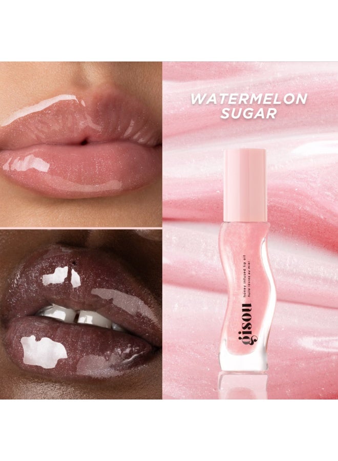 جيسو زيت الشفاه بالعسل من جيسو – ووترميلون شوجر | زيت شفاه مرطب ومغذي بعسل ميرساليهي | لمعان غير لزج برائحة البطيخ الحلو، 8 مل - Image 4