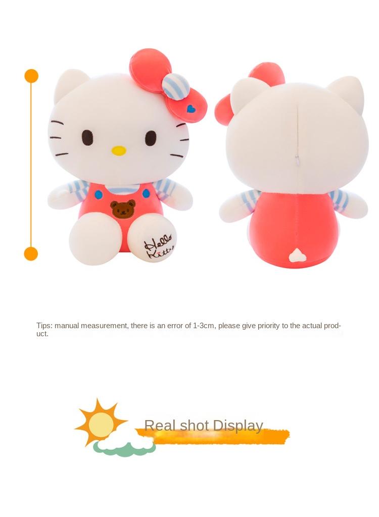 general 1 Pcs Sanrio Hello Kitty Toys Cute Stuffed Soft Anime Cartoon Plushie Home Decor Appease Girl Gift - Image 3
