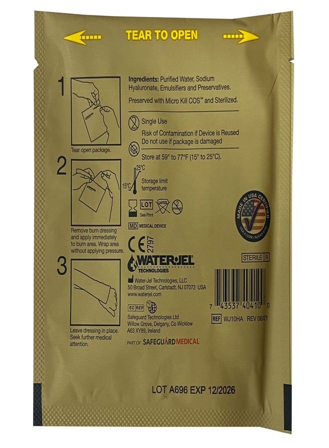 Trisens Water-JEL® - فيستدوس دي كويمادو ميليتار، 3.9 × 3.9 بوصة - Image 2