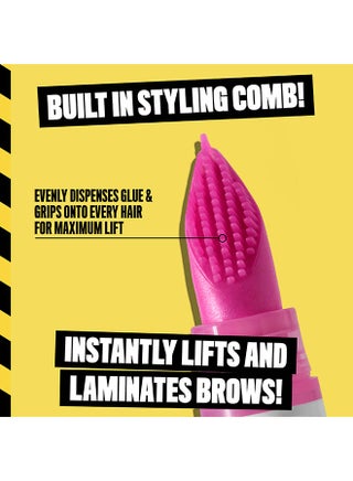 The Brow Glue Crazy Lift, Brow Lamination Gel, 24H Strong Hold, Built-In Styling Comb - view 5