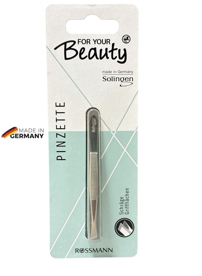 ROSSMANN Made in Germany - Advanced Precision Tweezers for Safe and Clean Plucking of Even the Finest Hairs, tweezers eyebrow hair plucker - Image 3