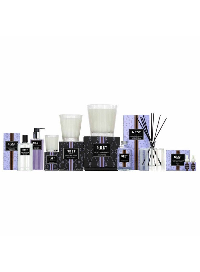 Nest New York NEST New York Scented 3-Wick Candle, Cedar Leaf & Lavender - 21.2 oz - Up to 100-Hour Burn Time - Reusable Glass Vessel  - Image 5