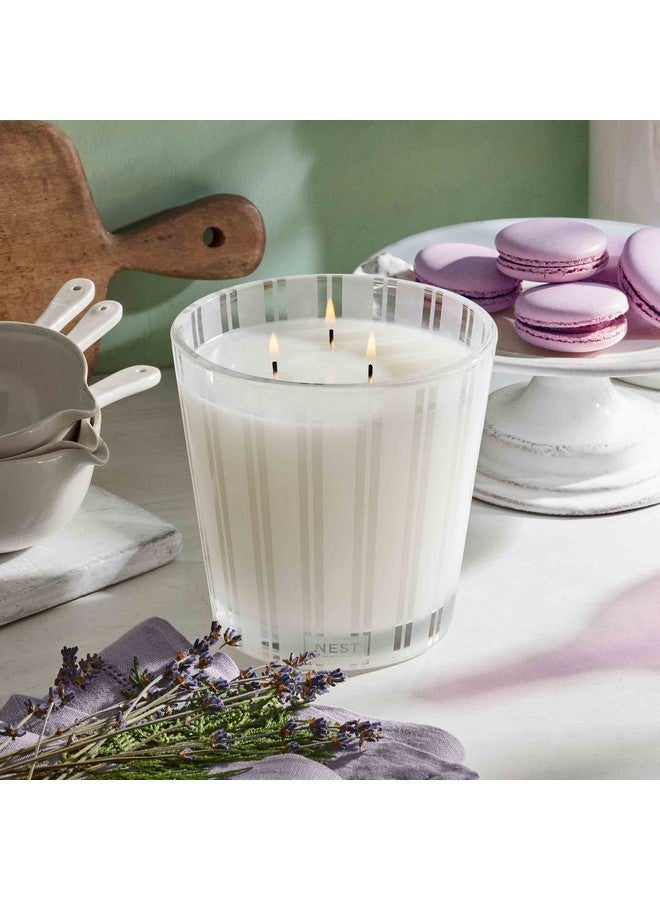 Nest New York NEST New York Scented 3-Wick Candle, Cedar Leaf & Lavender - 21.2 oz - Up to 100-Hour Burn Time - Reusable Glass Vessel  - Image 4