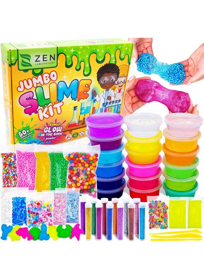 Zen Laboratory Ultimate Slime Kit For Girls 10-12 | Perfect Toys For Girls 7-12 Years Old | Complete Diy Slime Making Kit For Kids And Boys | Christmas Party Favors  - Image 1
