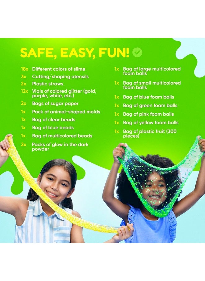 Zen Laboratory Ultimate Slime Kit For Girls 10-12 | Perfect Toys For Girls 7-12 Years Old | Complete Diy Slime Making Kit For Kids And Boys | Christmas Party Favors  - Image 4