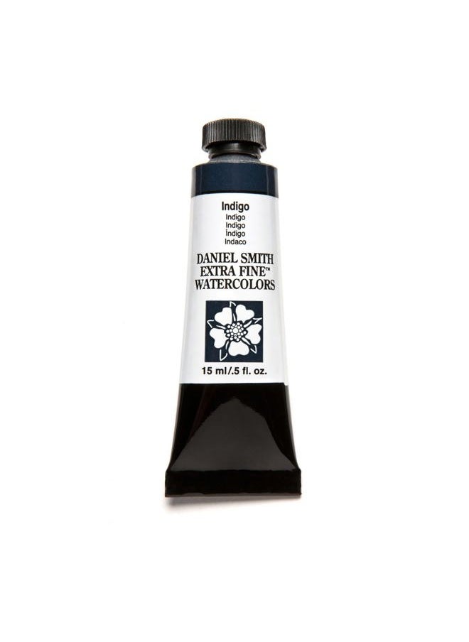 Daniel Smith Daniel Smith Extra Fine Watercolor 15ml Paint Tube, Indigo (284600046), 0.5 Fl Oz (Pack of 1)  - Image 1