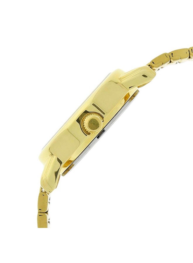 TITAN ساعة كاريسما راديانس للنساء 2572YM01 - قرص أبيض، حزام من الفولاذ المقاوم للصدأ بلون الذهب - Image 3