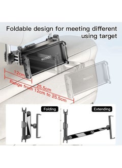 Yesido Yesido C117 Car Tablet Headrest Mount Holder For Seat 360 Degree Rotation Compatible With 4.7Inch To 12.9 Inch, Tablets/Iphone 13/Ipads  - Image 4