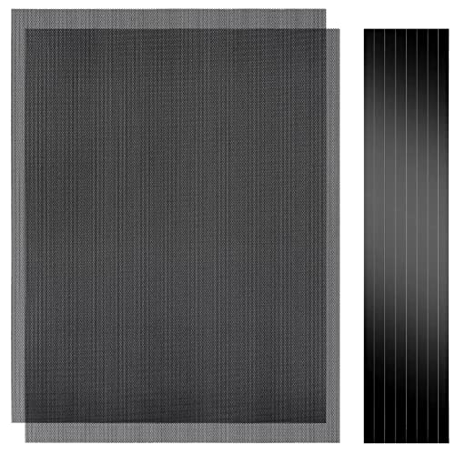 YSSHUI 400x300mm DIY PC Case Dust Mesh Filter, 2Pack PVC Dustproof Mesh Filter Cover with Magnetic Strip for Computer PC Case - Image 1