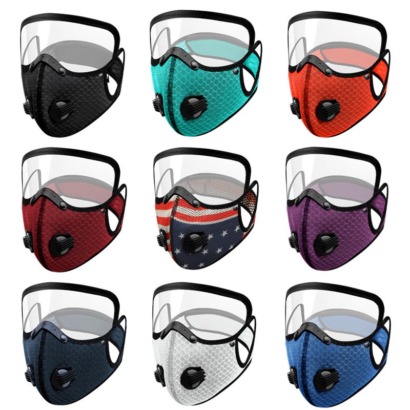 Protective Mask Sport Mask Filter Dust-Proof Warm Mask Protective Lens Removable - Image 2