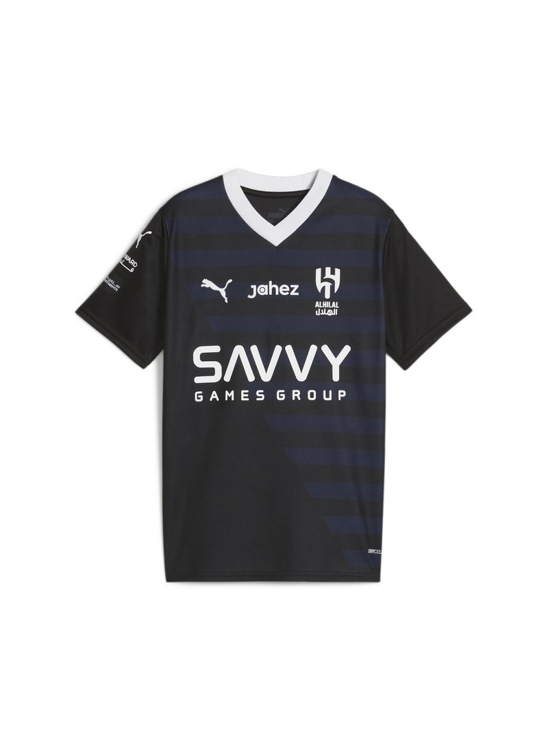 PUMA - Al Hilal Saudi F.C. Third Neymar Jr Boys Black Replica Jersey - Image 1