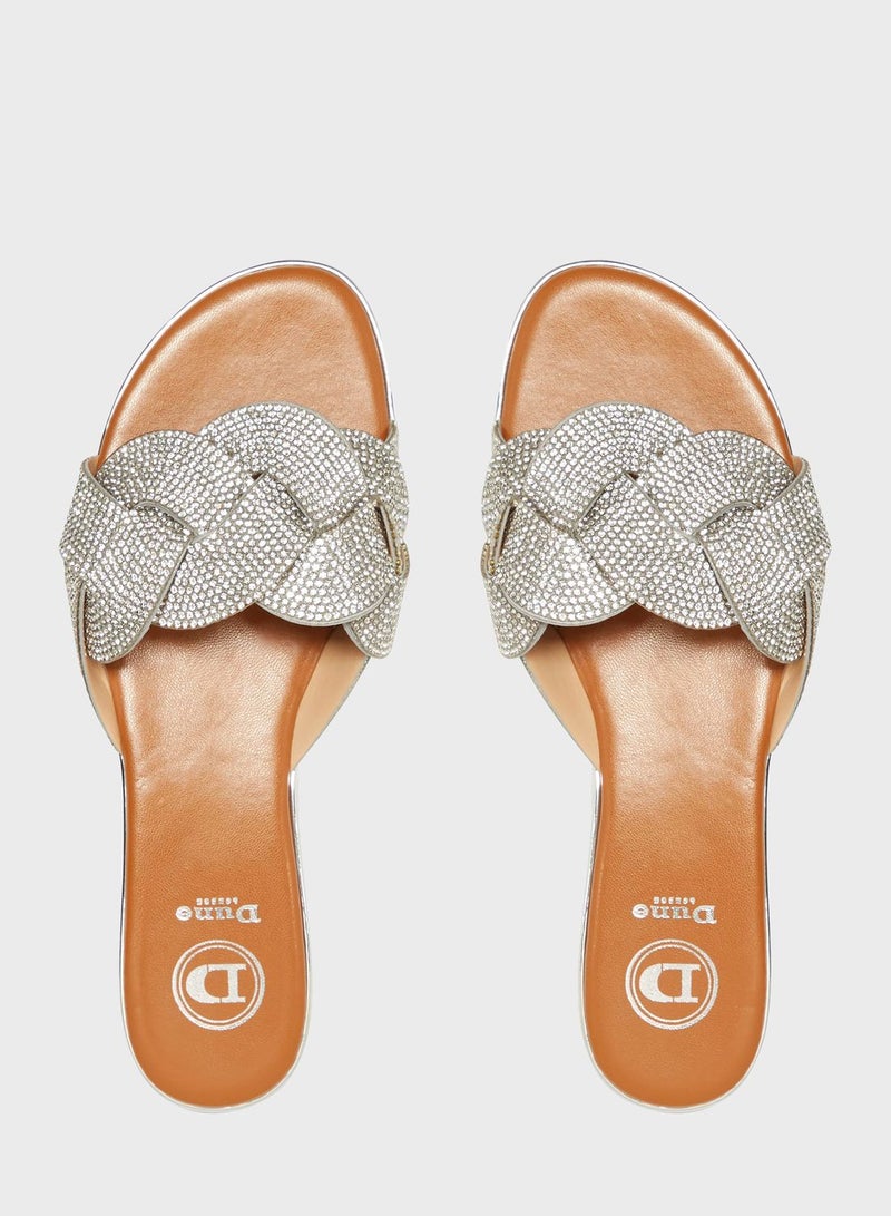 ديون لندن صندل مسطح ليني دي - Image 4