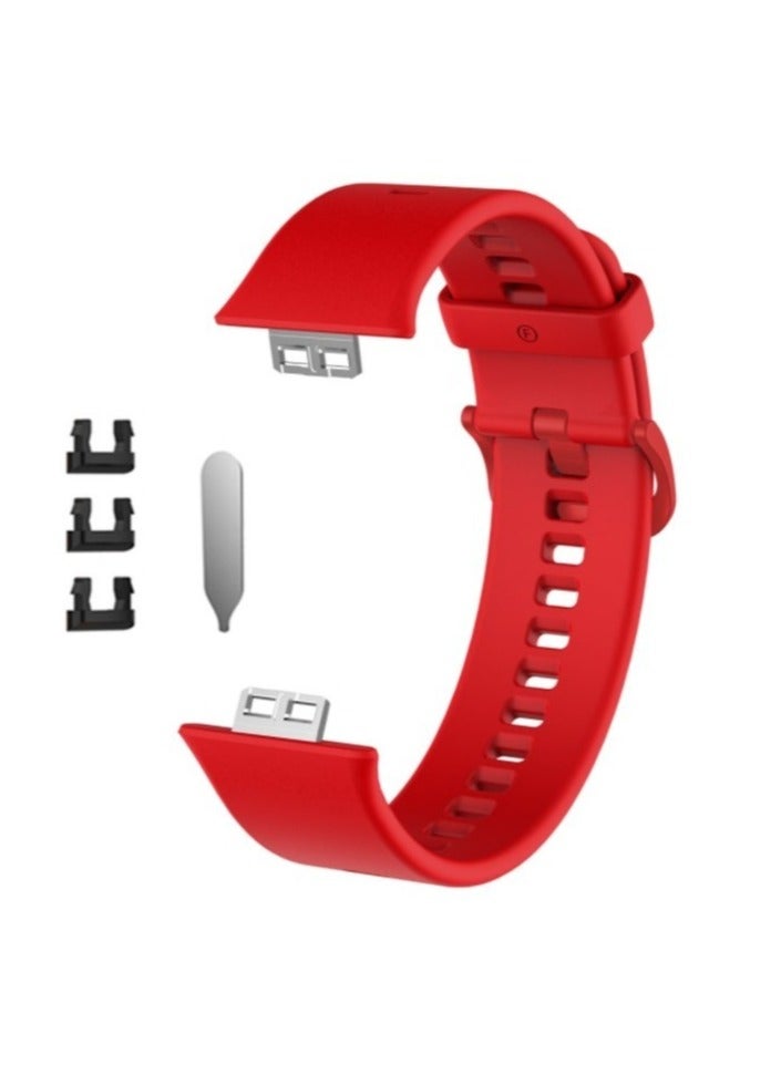 2-In-1 Silicone Watchband Strap With Case For Huawei Watch Fit Band - Image 2