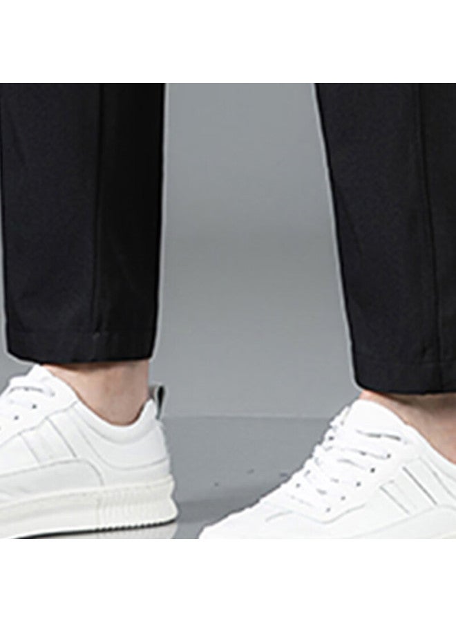 Tucano Men's Casual Pants Slim Fit Straight Leg Business Fashion Long Trousers Comfortable Men's Wear Grey 2XL - Image 5