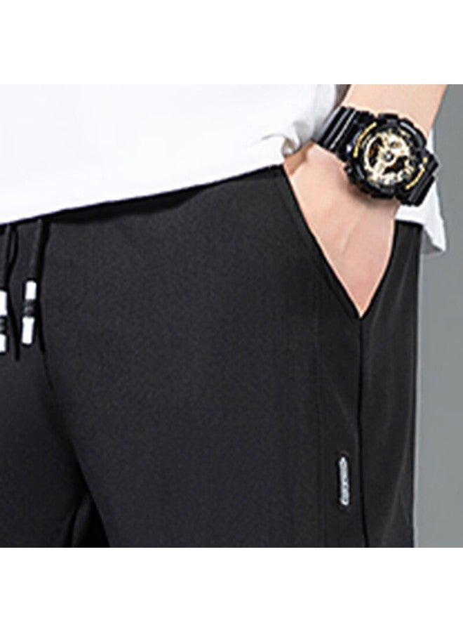 Tucano Men's Casual Pants Slim Fit Straight Leg Business Fashion Long Trousers Comfortable Men's Wear Grey 2XL - Image 3