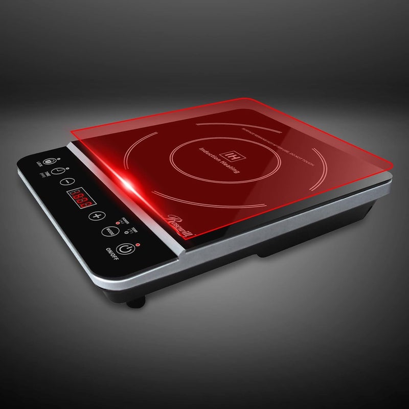 Rosewill Induction Cooker 1800 Watt, Induction Cooktop, Electric Burner with Stainless Steel Pot 10" 3.5 QT 18-8, RHAI-13001 - Image 5