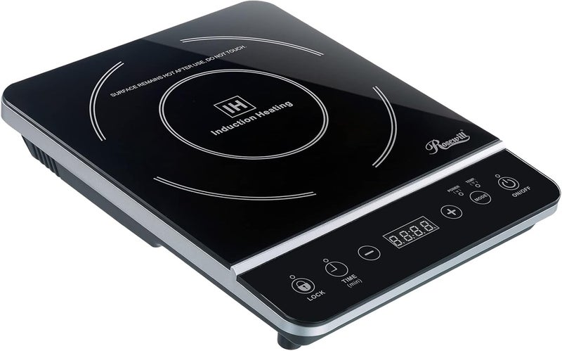 Rosewill Induction Cooker 1800 Watt, Induction Cooktop, Electric Burner with Stainless Steel Pot 10" 3.5 QT 18-8, RHAI-13001 - Image 2