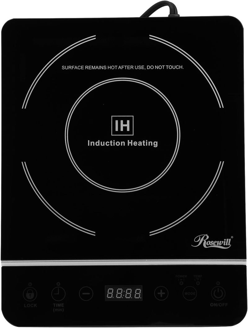 Rosewill Induction Cooker 1800 Watt, Induction Cooktop, Electric Burner with Stainless Steel Pot 10" 3.5 QT 18-8, RHAI-13001 - Image 3