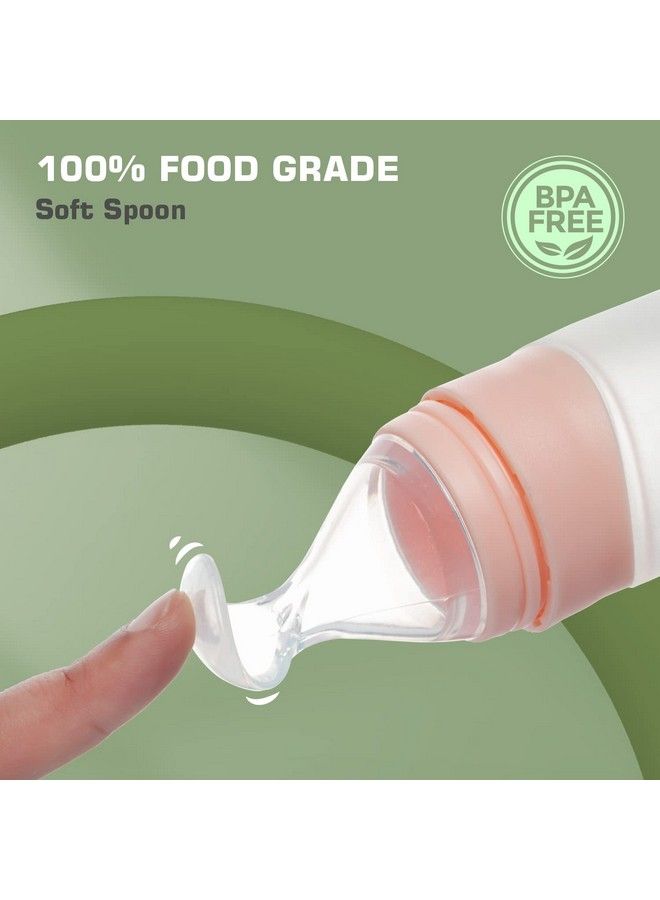 R for Rabbit Premium First Feed Baby Feeding Spoon Ultra Soft Food Grade Silicon For Cereals For Infant Baby 4 Months Plus (Pink) - Image 5