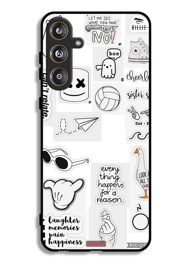 Tolwak Samsung Galaxy F55 5G Protective Case Cover Can Not Relate - Image 1