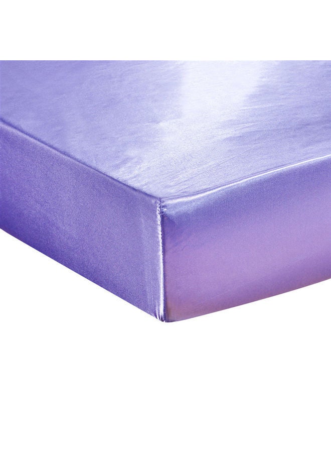 NIBEMINENT Well-made Soft Silk Fitted Sheet Cover polyester Purple 37.00 x 3.00 28.00cm - Image 5