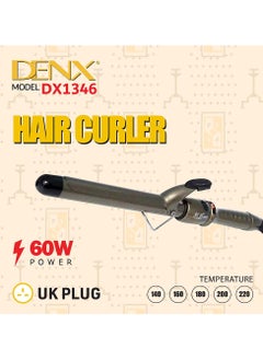 Denx Hair Curler With A Power Of 60 Watts And A Temperature Of Up To 220 Degrees From Denex multicolor  - Image 2