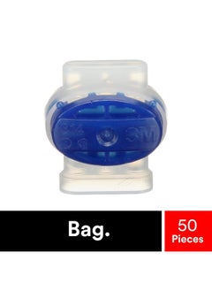 3M 3M(TM) Scotchlok(TM) Electrical IDC 314-BOX Connector, Pigtail, Self-Stripping, Blue, 22-14 AWG, 50ct  - Image 2