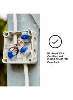 3M 3M(TM) Scotchlok(TM) Electrical IDC 314-BOX Connector, Pigtail, Self-Stripping, Blue, 22-14 AWG, 50ct  - Image 5