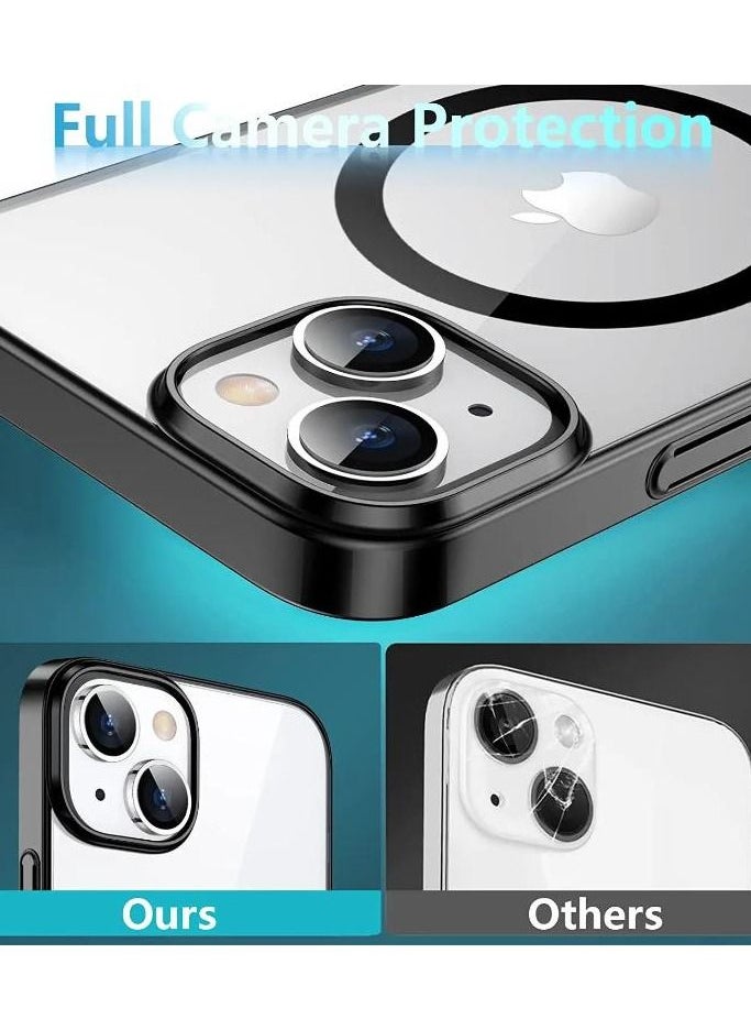Rock Pow iPhone 14  Plus Case 6.7 inch, Magnetic Design  Drop Tested with Electroplated Bumper & Camera,Hard PC Back Slim Shockproof Protective Cover for iPhone 14 Plus  - Image 4