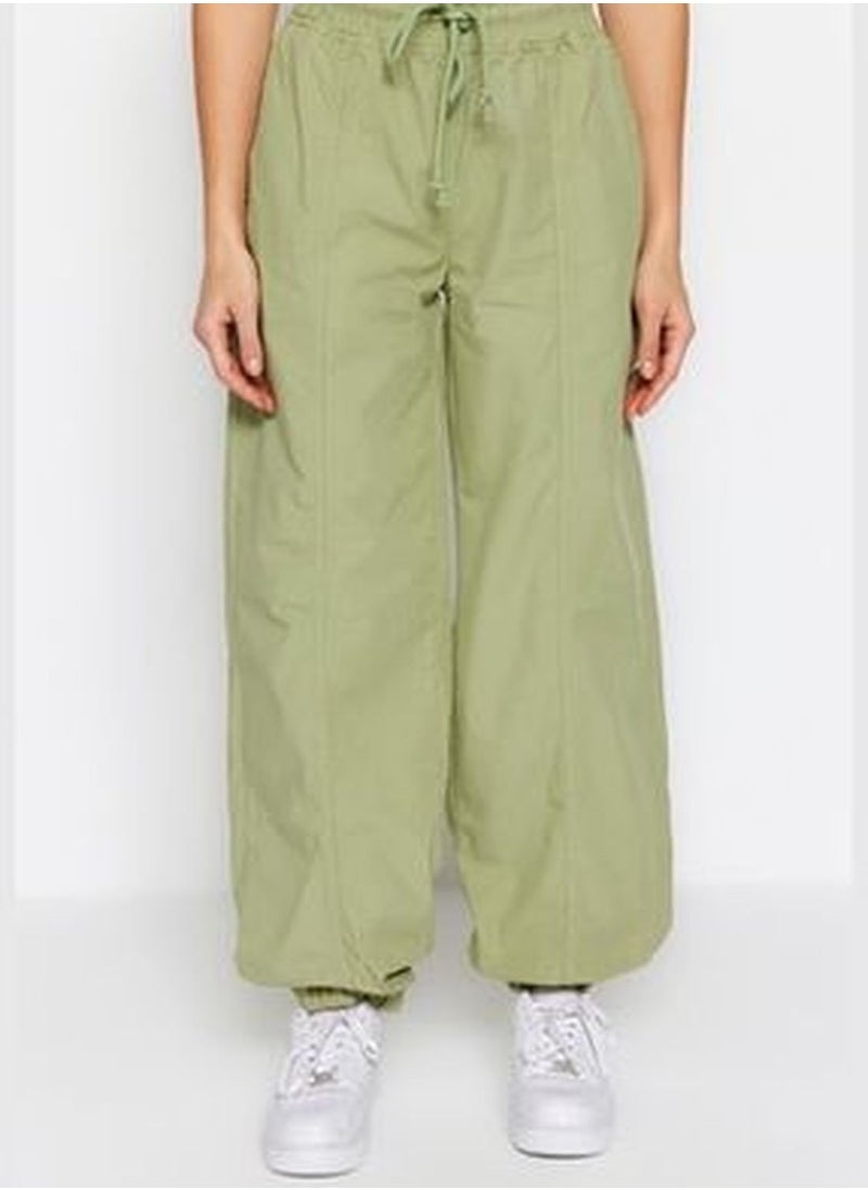 trendyol Mint Normal Waist Parachute Jogger Jeans TWOSS23JE00197  - Image 4