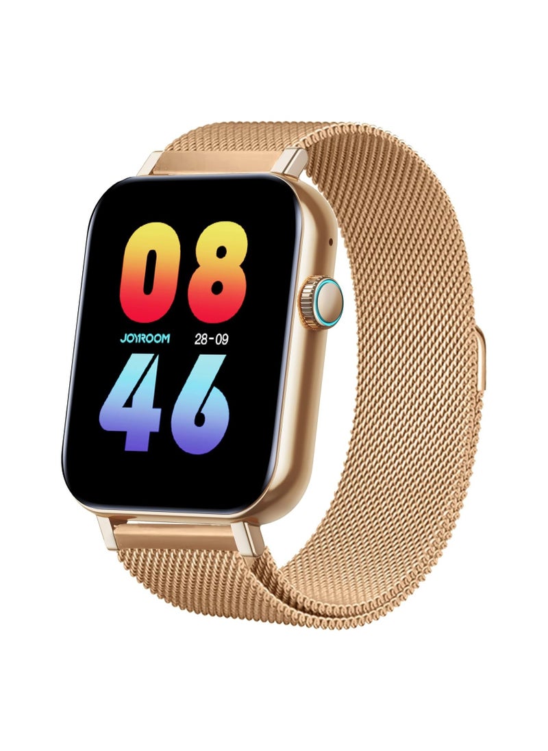 Generic Joyroom jr-ft5 watch latest version Color: Gold Water resistance rating: IP68 Memory: 64MB Screen size: 1.83 inches  - Image 1