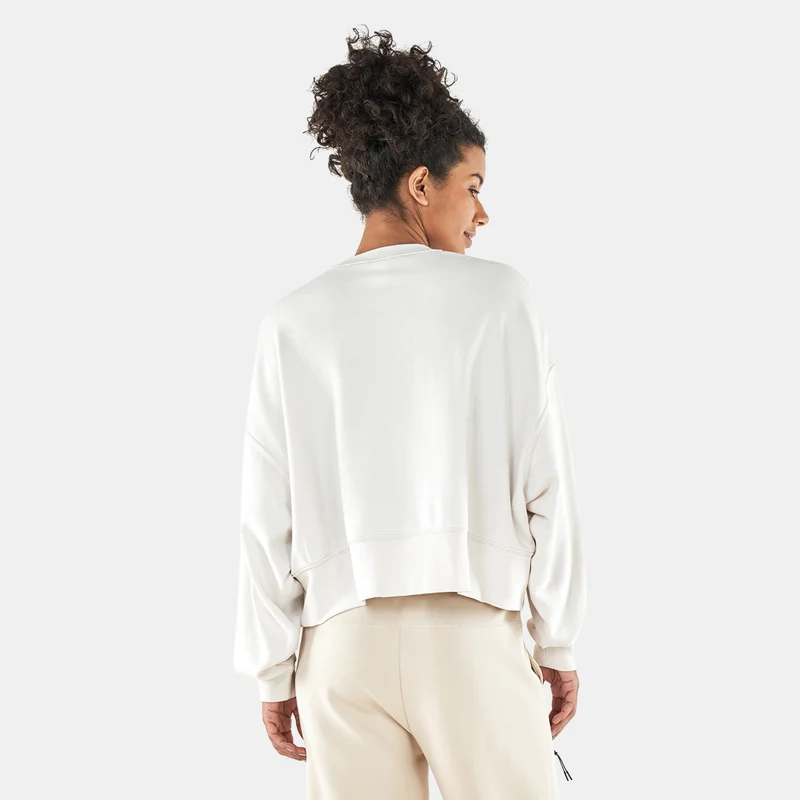 Nike Women's Sportswear Swoosh Fleece Cropped Sweatshirt