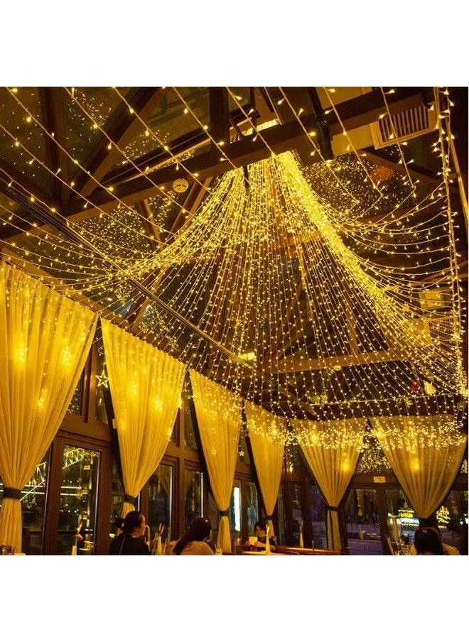 Generic Premium Ramadan LED String Lights (10M) - Waterproof Outdoor & Indoor Decorative Lights with 8 Modes - Warm White Twinkle Lights for Wedding, Party, Garden & Holiday Decor  - Image 4
