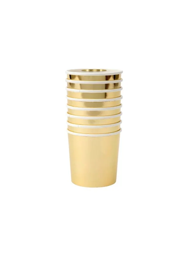 Meri Meri Gold Tumbler Cups