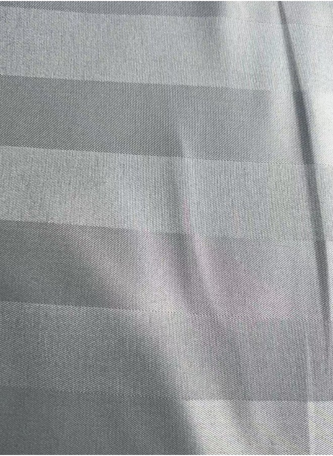 LUNA Home 6-Piece Premium Quality Super Soft Light Weight King Size Bedding Set Includes 1xDuvet Cover 220x240 cm, 1xFitted Sheet 230x250 cm, 4x Pillow Cases ,Grey stripe Design  - Image 2