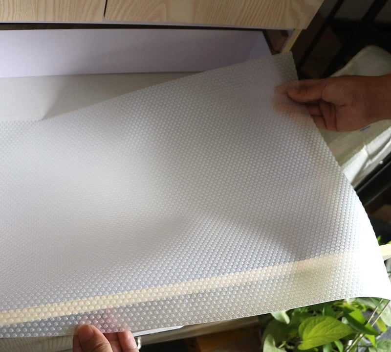 ElastPro Ethylene Vinyl Acetate Round Anti Slip Mat/Sheet for Fridge, Kitchen, Drawer, Shelf Liner (Transparent White, 45 X 1.5 M,Count of 1) - Image 5