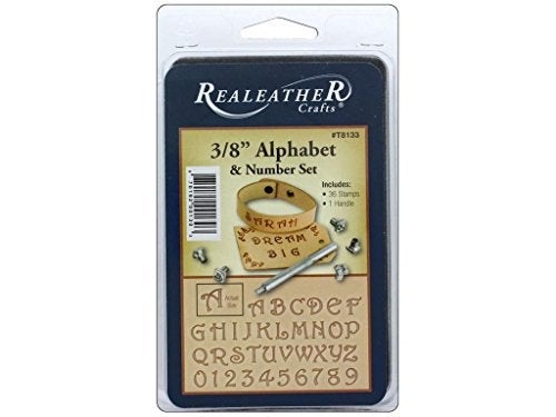 Realeather ختم الحروف والأرقام Realleather T8133 10026201، مجموعة 0.375 - Image 5