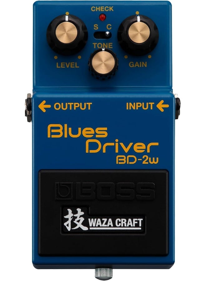 BOSS بيدال جيتار بوس وازا كرافت بلوز درايفر (BD-2W) مع أوضاع صوت قياسية ومخصصة - Image 1