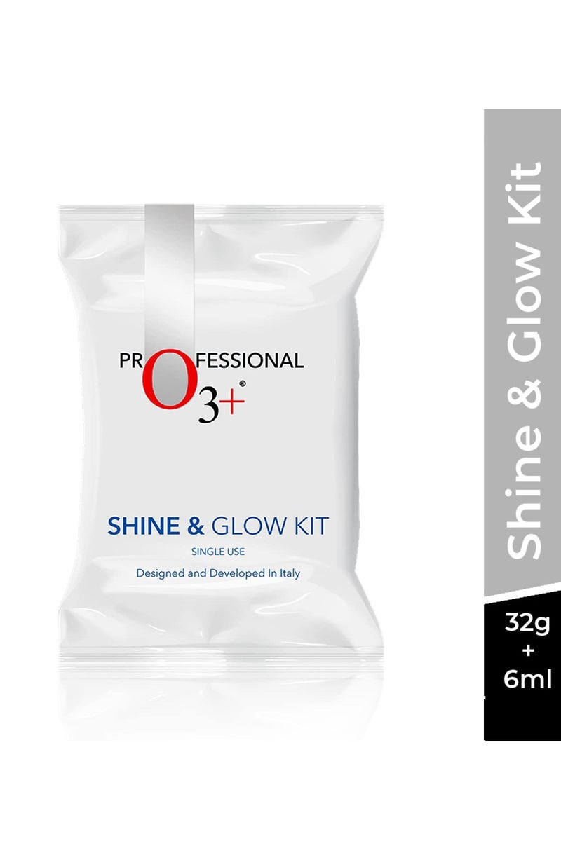 O3+ Shine & Glow Mono Dose Facial Kit (32g+6ml) - Image 5